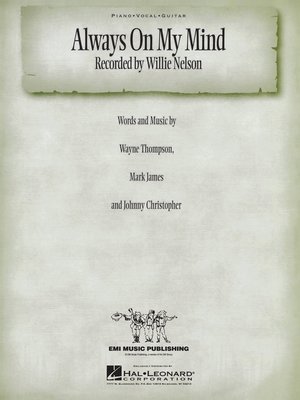 cover image of Always on My Mind Sheet Music